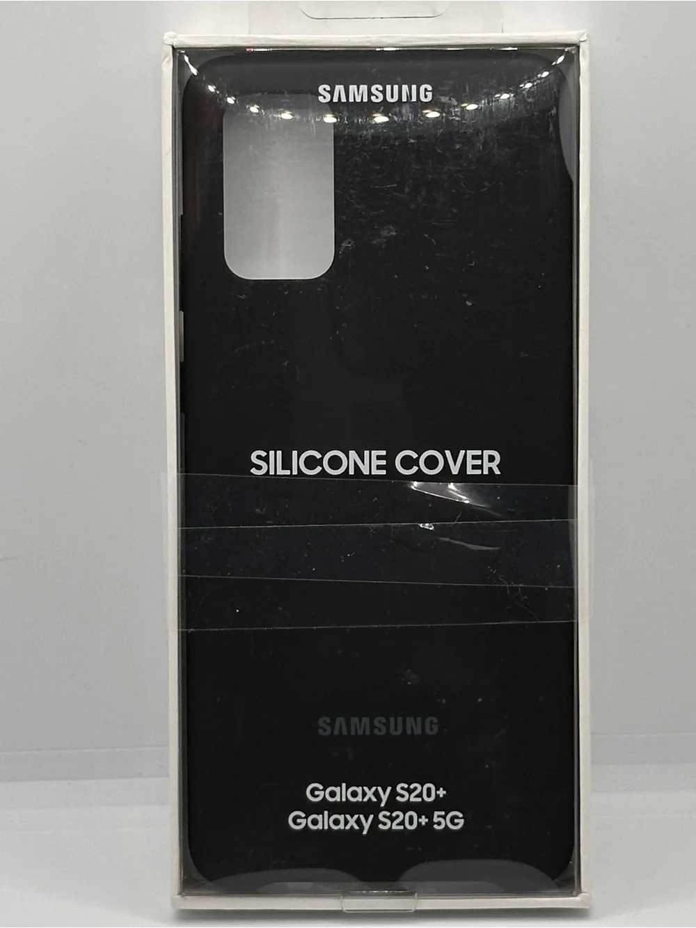Official Samsung Galaxy S20+ / S20+ 5G Silicone Cover Case Black NIB